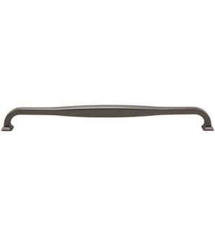 Top Knobs TK726AG Transcend 12" Center to Center Contour Handle Cabinet Pull in Ash Gray