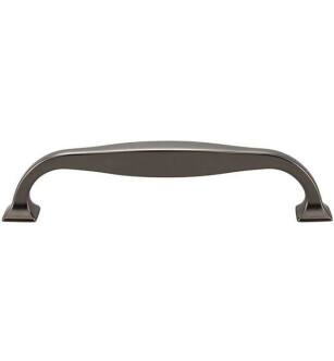 Top Knobs TK723AG Transcend 5" Center to Center Contour Handle Cabinet Pull in Ash Gray