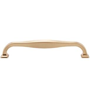 Top Knobs TK724HB Transcend 6 3/8" Center to Center Contour Handle Cabinet Pull in Honey Bronze