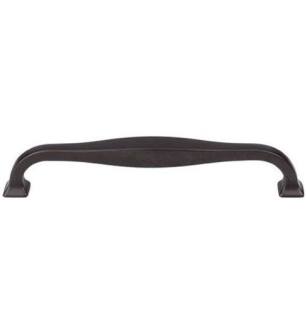 Top Knobs TK724SAB Transcend 6 3/8" Center to Center Contour Handle Cabinet Pull in Sable