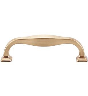 Top Knobs TK722HB Transcend 3 3/4" Center to Center Contour Handle Cabinet Pull in Honey Bronze