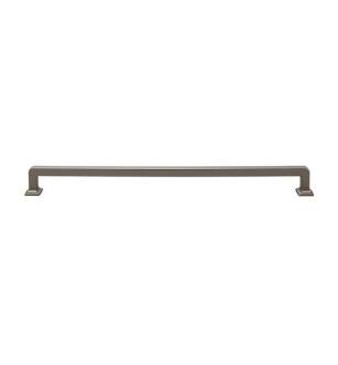 Top Knobs TK708AG Transcend 12" Center to Center Ascendra Handle Cabinet Pull in Ash Gray