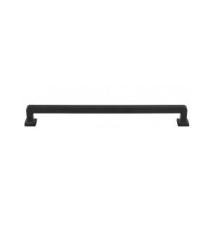 Top Knobs TK706BLK Transcend 9" Center to Center Ascendra Handle Cabinet Pull in Flat Black