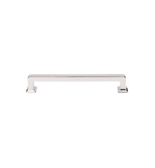 Top Knobs TK705PN Transcend 6 3/8" Center to Center Ascendra Handle Cabinet Pull in Polished Nickel