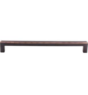 Top Knobs TK677UM Transcend 12" Center to Center Zinc Alloy Podium Appliance Cabinet Pull in Umbrio