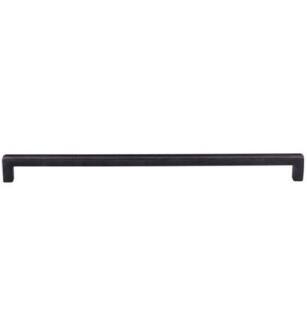 Top Knobs TK676SAB Transcend 12" Center to Center Zinc Alloy Podium Cabinet Pull in Sable
