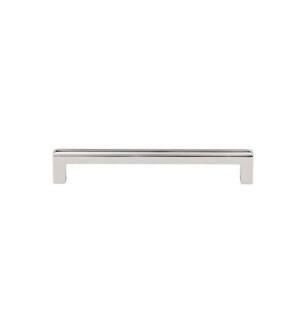 Top Knobs TK674PN Transcend 6 3/8" Center to Center Zinc Alloy Podium Cabinet Pull in Polished Nickel