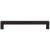 Top Knobs TK674SAB Transcend 6 3/8" Center to Center Zinc Alloy Podium Cabinet Pull in Sable