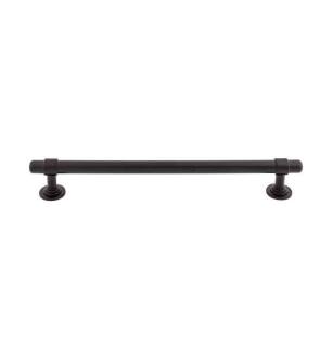 Top Knobs TK3008BLK Ellis 18" Center to Center Zinc Alloy Appliance Bar Cabinet Pull in Flat Black
