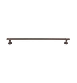 Top Knobs TK3006BLK Ellis 12" Center to Center Zinc Alloy Bar Cabinet Pull in Flat Blackcloned