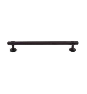 Top Knobs TK3004BLK Ellis 7 5/8" Center to Center Zinc Alloy Bar Cabinet Pull in Flat Black