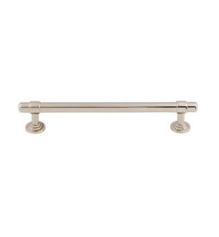 Top Knobs TK3003PN Ellis 6 3/8" Center to Center Zinc Alloy Bar Cabinet Pull in Polished Nickel