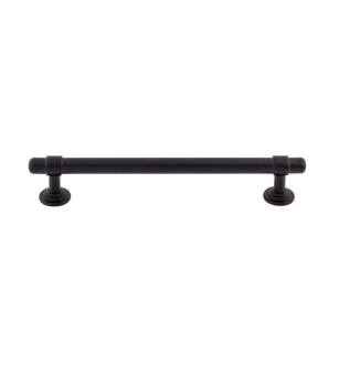 Top Knobs TK3003BLK Ellis 6 3/8" Center to Center Zinc Alloy Bar Cabinet Pull in Flat Black