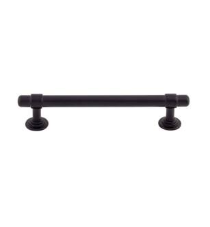 Top Knobs TK3002BLK Ellis 5 1/8" Center to Center Zinc Alloy Bar Cabinet Pull in Flat Black