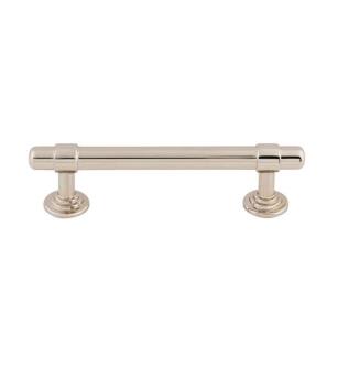 Top Knobs TK3001PN Ellis 3 3/4" Center to Center Zinc Alloy Bar Cabinet Pull in Polished Nickel