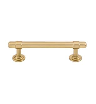 Top Knobs TK3001HB Ellis 3 3/4" Center to Center Zinc Alloy Bar Cabinet Pull in Honey Bronze
