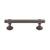 Top Knobs TK3001AG Ellis 3 3/4" Center to Center Zinc Alloy Bar Cabinet Pull in Ash Gray