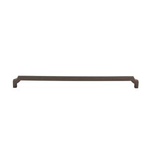 Top Knobs TK3026AG Ellis 12" Center to Center Zinc Alloy Davenport Handle Cabinet Pull in Ash Gray
