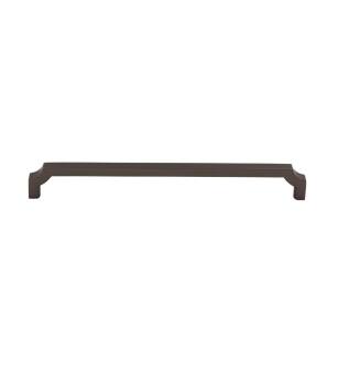 Top Knobs TK3025AG Ellis 8 7/8" Center to Center Zinc Alloy Davenport Handle Cabinet Pull in Ash Gray