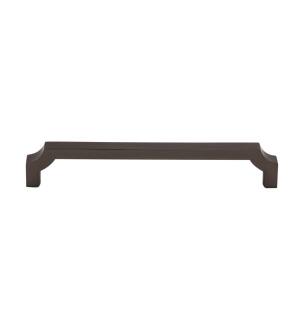 Top Knobs TK3023AG Ellis 6 3/8" Center to Center Zinc Alloy Davenport Handle Cabinet Pull in Ash Gray