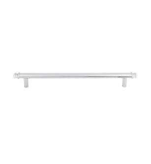 Top Knobs TK3058PC Ellis 12" Center to Center Zinc Alloy Julian Appliance Bar Cabinet Pull in Polished Chrome