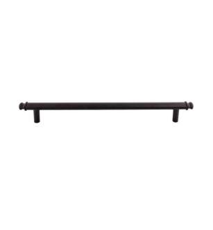Top Knobs TK3058BLK Ellis 12" Center to Center Zinc Alloy Julian Appliance Bar Cabinet Pull in Flat Black