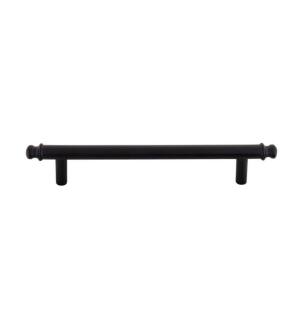 Top Knobs TK3053BLK Ellis 5 1/8" Center to Center Zinc Alloy Julian Bar Cabinet Pull in Flat Black