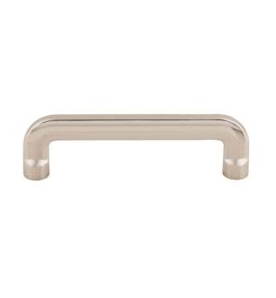 Top Knobs TK3041PN Ellis 3 3/4" Center to Center Zinc Alloy Hartridge Handle Cabinet Pull in Polished Nickel