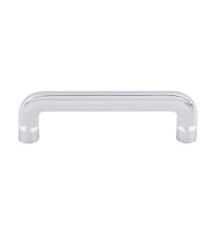 Top Knobs TK3041PC Ellis 3 3/4" Center to Center Zinc Alloy Hartridge Handle Cabinet Pull in Polished Chrome