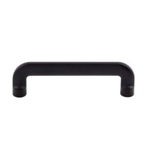 Top Knobs TK3041BLK Ellis 3 3/4" Center to Center Zinc Alloy Hartridge Handle Cabinet Pull in Flat Black