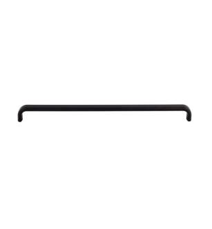 Top Knobs TK3016BLK Ellis 12" Center to Center Zinc Alloy Telfair Handle Cabinet Pull in Flat Black