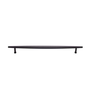 Top Knobs TK967BLK Lynwood 12" Center to Center Zinc Alloy Allendale Cabinet Pull in Flat Black