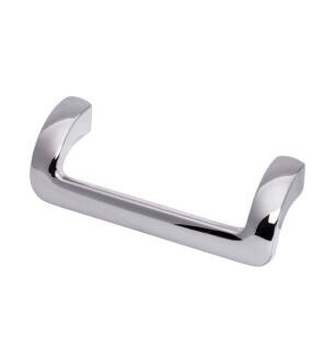 Top Knobs TK950PC Lynwood 3 3/4" Center to Center Zinc Alloy Kentfield Cabinet Pull inPolished Chrome