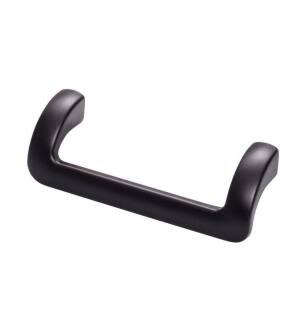 Top Knobs TK950BLK Lynwood 3 3/4" Center to Center Zinc Alloy Kentfield Cabinet Pull in Flat Black