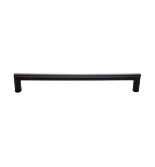 Top Knobs TK947BLK Lynwood 12" Center to Center Zinc Alloy Kinney Appliance Cabinet Pull in Flat Black