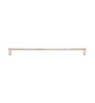 Top Knobs TK946PN Lynwood 12" Center to Center Zinc Alloy Kinney Cabinet Pull in Polished Nickel