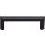 Top Knobs TK941BLK Lynwood 3 3/4" Center to Center Zinc Alloy Kinney Cabinet Pull in Flat Black