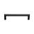 Top Knobs TK942BLK Lynwood 5 1/8" Center to Center Zinc Alloy Kinney Cabinet Pull in Flat Black