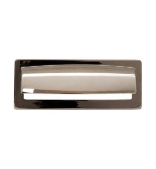 Top Knobs TK937PN Lynwood 3 3/4" Center to Center Zinc Alloy Hollin Cup Pull in Polished Nickel