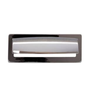 Top Knobs TK937PC Lynwood 3 3/4" Center to Center Zinc Alloy Hollin Cup Pull in Polished Chrome