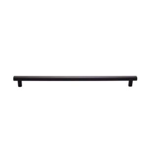 Top Knobs TK909BLK Lynwood 12" Center to Center Zinc Alloy Hillmont Pull in Flat Black