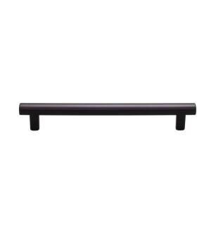 Top Knobs TK906BLK Lynwood 6 3/8" Center to Center Zinc Alloy Hillmont Pull in Flat Black