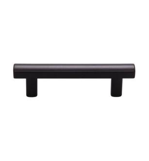 Top Knobs TK903BLK Lynwood 3" Center to Center Zinc Alloy Hillmont Pull in Flat Black