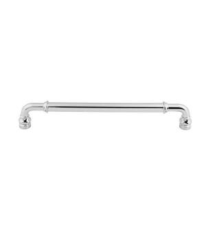 Top Knobs TK889PC Devon 12" Center to Center Zinc Alloy Brixton Appliance Pull in Polished Chrome