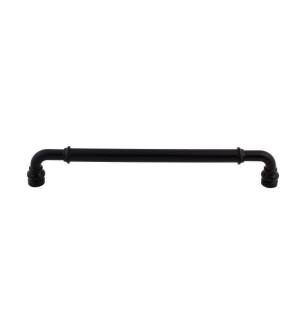 Top Knobs TK889BLK Devon 12" Center to Center Zinc Alloy Brixton Appliance Pull in Flat Black