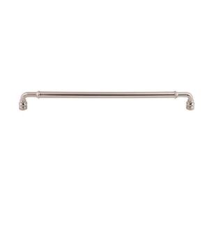 Top Knobs TK888PN Devon 12" Center to Center Zinc Alloy Brixton Appliance Pull in Polished Nickel