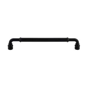 Top Knobs TK886BLK Devon 7 5/8" Center to Center Zinc Alloy Brixton Pull in Flat Black