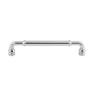 Top Knobs TK885PC Devon 6 3/8" Center to Center Zinc Alloy Brixton Pull in Polished Chrome
