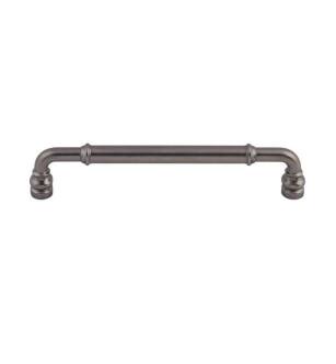 Top Knobs TK885AG Devon 6 3/8" Center to Center Zinc Alloy Brixton Pull in Ash Gray