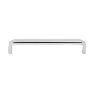 Top Knobs TK874PC Devon 6 3/8" Center to Center Zinc Alloy Exeter Pull in Polished Chrome